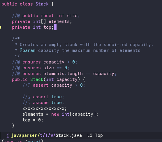 JML highlighting in emacs